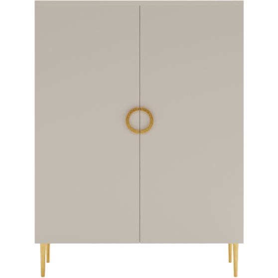 Komoda glamour dwudrzwiowa 90 cm B08 BELUNA Podstawowe