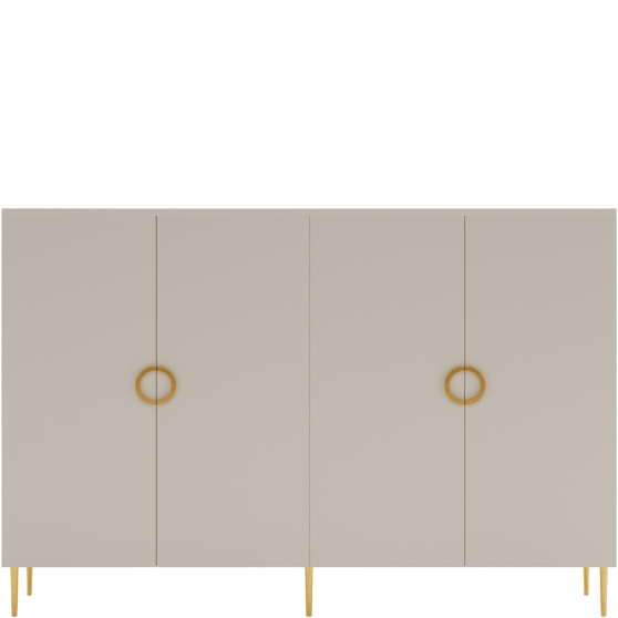 Komoda wysoka glamour 180 cm B09 BELUNA Podstawowe