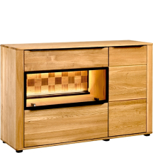 Komoda mała dębowa z oświetleniem Typ 44 LUNA Podstawowe