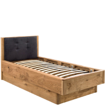 Łóżko 90 x 200 Typ 90 ze stelażem i pojemnikiem bez zagłówka DENVER SYPIALNIA Podstawowe