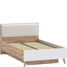 Łóżko 120 x 200 z podnoszonym stelażem i pojemnikiem VNKL4122-C338 VANKKA Podstawowe