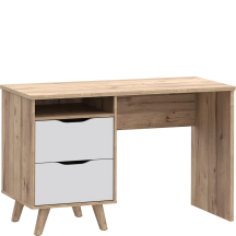 Biurko z półką i szufladami VNKB121-L25 VANKKA Podstawowe