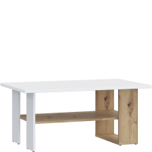Ława dwupoziomowa 100 x 60 CFTT5210-M256 Dąb Artisan / Biały COFFEE TABLES Podstawowe