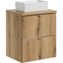 Szafka łazienkowa wisząca z umywalką 50 cm NOVA OAK Podstawowe