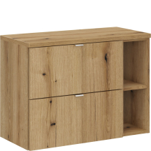 Zestaw szafek łazienkowych z blatem 80 cm NOVA OAK Podstawowe