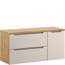Zestaw szafek łazienkowych z blatem 120 cm LUXOR BEIGE Podstawowe