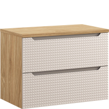 Szafka łazienkowa wisząca z blatem 80 cm LUXOR BEIGE Podstawowe