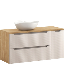 Szafka łazienkowa 90 cm z umywalką nablatową LUXOR BEIGE Podstawowe