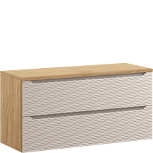Szafka łazienkowa wisząca z blatem 120 cm OCEAN BEIGE Podstawowe