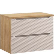 Szafka łazienkowa wisząca z blatem 80 cm OCEAN BEIGE Podstawowe