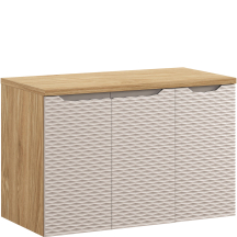 Szafka łazienkowa wisząca z blatem 90 cm OCEAN BEIGE Podstawowe