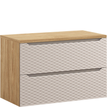 Szafka łazienkowa wisząca z blatem 90 cm OCEAN BEIGE Podstawowe