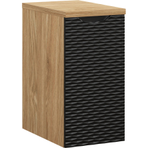 Szafka łazienkowa wisząca z blatem 30 cm OCEAN BLACK Podstawowe