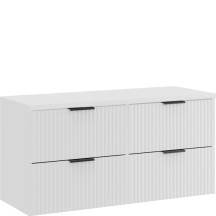 Zestaw szafek łazienkowych z białym blatem 120 cm ADEL WHITE Podstawowe