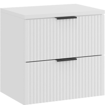 Szafka łazienkowa wisząca z białym blatem 60 cm ADEL WHITE Podstawowe