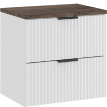 Szafka łazienkowa wisząca z blatem 60 cm ADEL WHITE Podstawowe