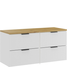 Zestaw szafek łazienkowych z blatem Artisan 120 cm ADEL WHITE Podstawowe