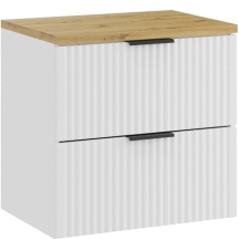 Szafka łazienkowa wisząca z blatem Artisan 60 cm ADEL WHITE Podstawowe