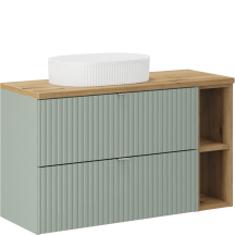 Zestaw szafka łazienkowa z umywalką 100 cm LINE REED GREEN Podstawowe