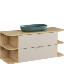 Szafka do łazienki wisząca z umywalką 120 cm DALIA CASHMERE Podstawowe