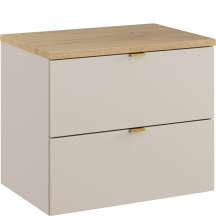 Szafka łazienkowa wisząca z szufladami i blatem 60 cm DALIA CASHMERE Podstawowe