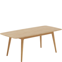 Stół drewniany rozkładany dębowy 160+37x90x76 ST307 Podstawowe
