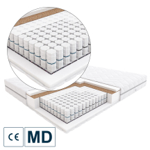 Rehabilitacyjny materac medyczny FANDANGO Twardy kieszeniowy z kokosem Podstawowe