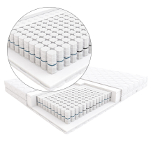 Kieszeniowy materac STEP Hilding dla par i seniorów Podstawowe