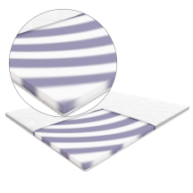 Lekki materac nawierzchniowy BASS z elastyczną pianką Podstawowe