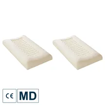 Ergonomiczna poduszka medyczna VISCO PRIME z pianki termoelastycznej - 2 szt. komplet Podstawowe
