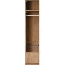 Szafa 50 cm bez frontu zestaw 08 R06-SET08 COMBO DĄB PUCCINI Podstawowe