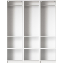 Szafa 150 cm bez frontu zestaw 18 R06-SET18 COMBO BIAŁE Podstawowe
