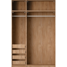 Szafa 150 cm bez frontu zestaw 15 R06-SET15 COMBO DĄB PUCCINI Podstawowe