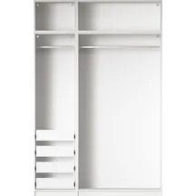 Szafa 150 cm bez frontu zestaw 15 R06-SET15 COMBO BIAŁE Podstawowe