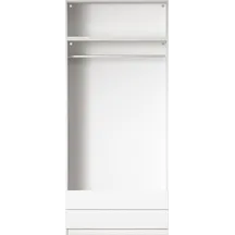 Szafa 100 cm bez frontu zestaw 10 R06-SET10 COMBO BIAŁE Podstawowe