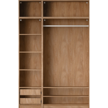 Szafa 150 cm bez frontu zestaw 14 R06-SET14 COMBO DĄB PUCCINI Podstawowe