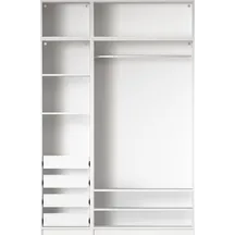 Szafa 150 cm bez frontu zestaw 16 R06-SET16 COMBO BIAŁE Podstawowe