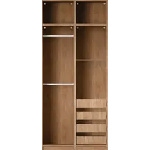 Szafa 100 cm bez frontu zestaw 13 R06-SET13 COMBO DĄB PUCCINI Podstawowe