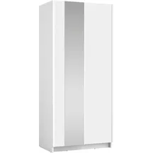 Szafa przesuwna 2D SOFIA z lustrem 80 cm Biały Podstawowe