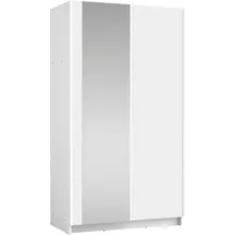 Szafa przesuwna 2D SOFIA z lustrem 100 cm Biały Podstawowe