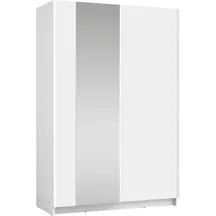 Szafa przesuwna 2D SOFIA z lustrem 120 cm Biały Podstawowe