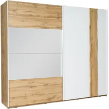 Szafa 2 drzwiowa z lustrem 200 cm WOOD Podstawowe