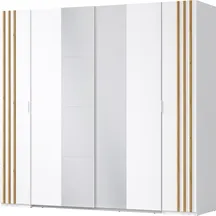Szafa przesuwna 2-drzwiowa 220 cm Biały / Dąb Artisan FLORENCJA Podstawowe