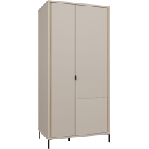 Szafa ubraniowa 2-drzwiowa SVLS821R-Q112 Prawa kolor Piaskowy SERAVEL Podstawowe