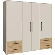 Szafa 4-drzwiowa z szufladami MKSS841-M946 Piaskowy / Dąb Artisan JUPITER Podstawowe
