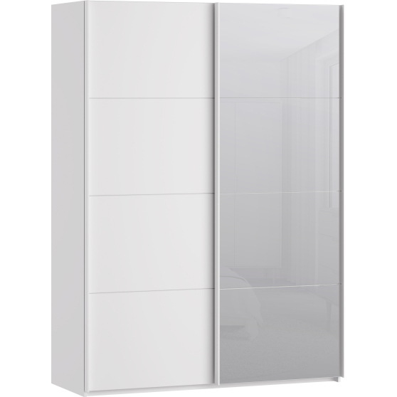 Szafa 150 cm z lustrem i drzwiami przesuwnymi SSQS72414-120 SOPHISTISPACE/SD3 Podstawowe