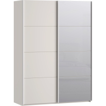 Szafa 2-drzwiowa z lustrem 150 cm SSQS72414-U60 Piaskowy SOPHISTISPACE/SD3 Podstawowe