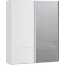 Szafa 2-drzwiowa z lustrem 170 cm SSQS82412-120 Biały SOPHISTISPACE/SD3 Podstawowe