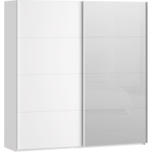 Szafa 2-drzwiowa z lustrem 200 cm SSQS32414-120 Biały SOPHISTISPACE/SD3 Podstawowe