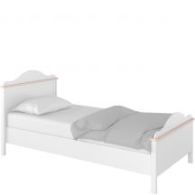 Łóżko 90 x 200 z materacem LN-08 LUNA Podstawowe